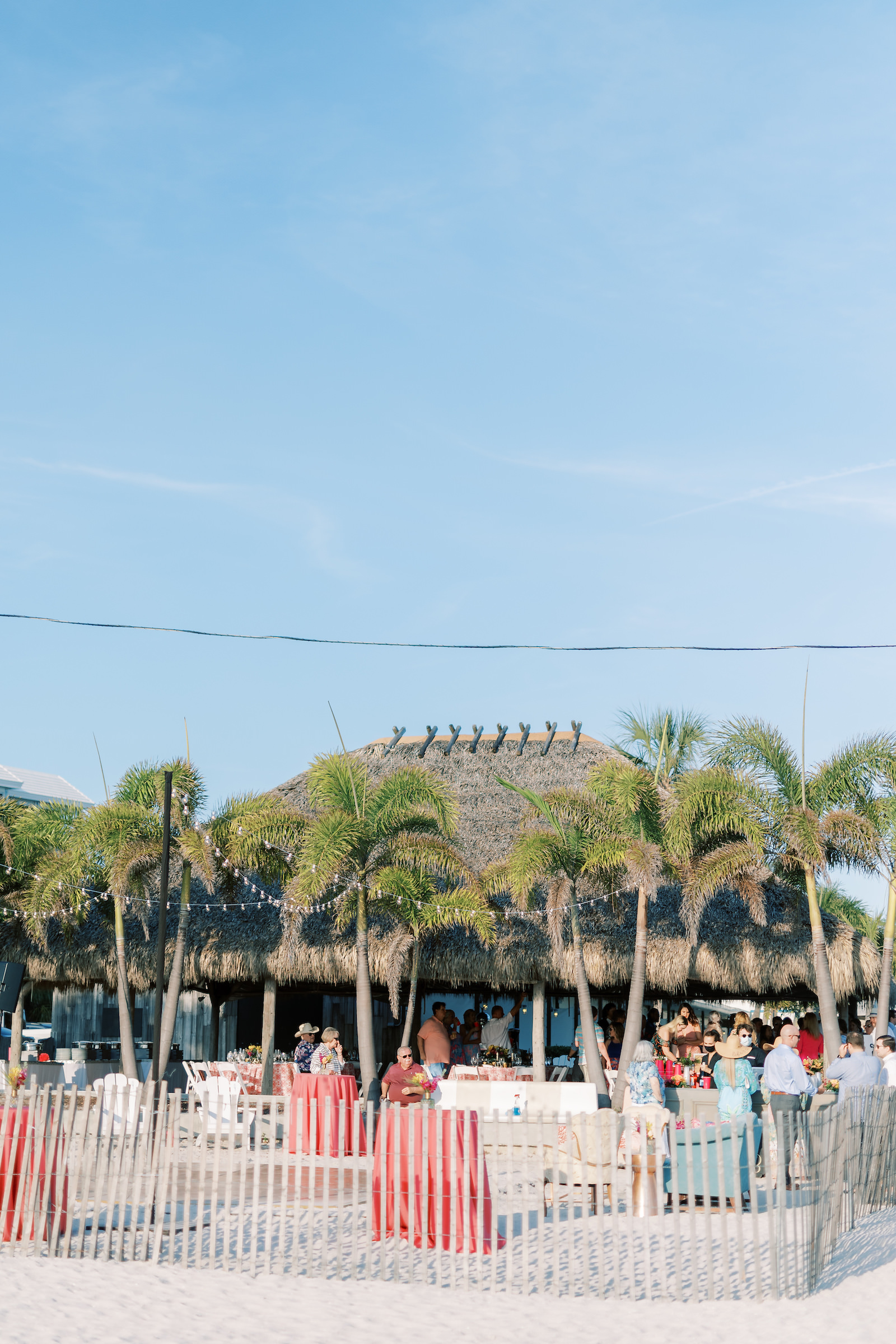 Tropical Beach Front Wedding Reception | South Florida Wedding Venue Postcard Inn On the Beach