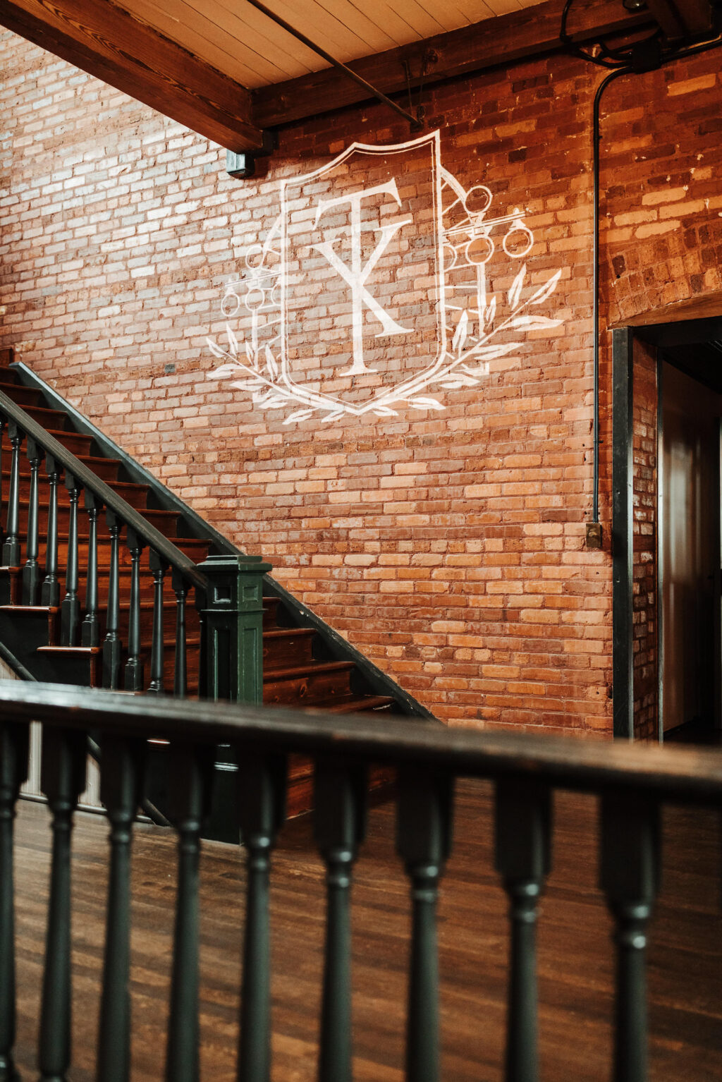 Wedding GOBO Lighting Whimsical and Industrial Historic Ybor City Wedding Venue JC Newman Cigar Factory