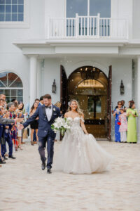 Bride and Groom Just Married Wedding Portrait | Harborside Chapel Tampa Wedding Venue | Lifelong Photography
