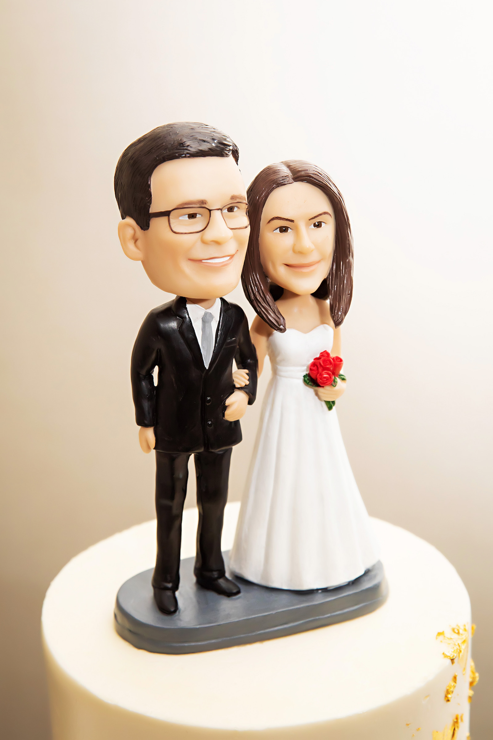 Bobble Head Wedding Cake Toppers | Florida Wedding Baker The Artistic Whisk
