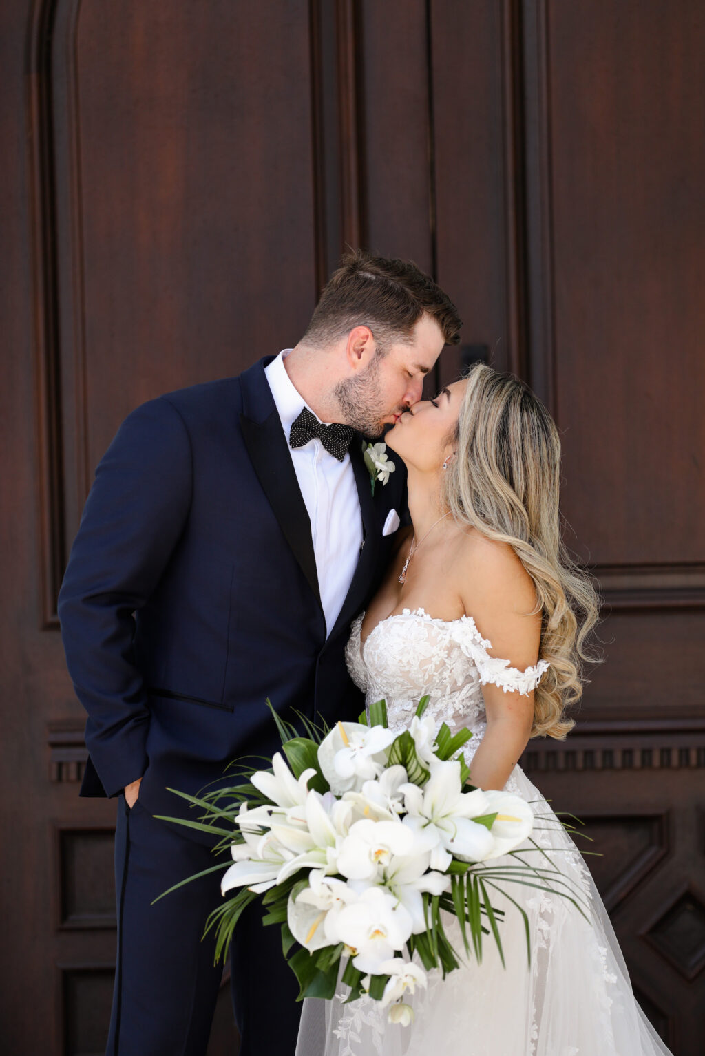 Bride and Groom Intimate Wedding Portrait | Tampa Florida Wedding Photographer Lifelong Photography