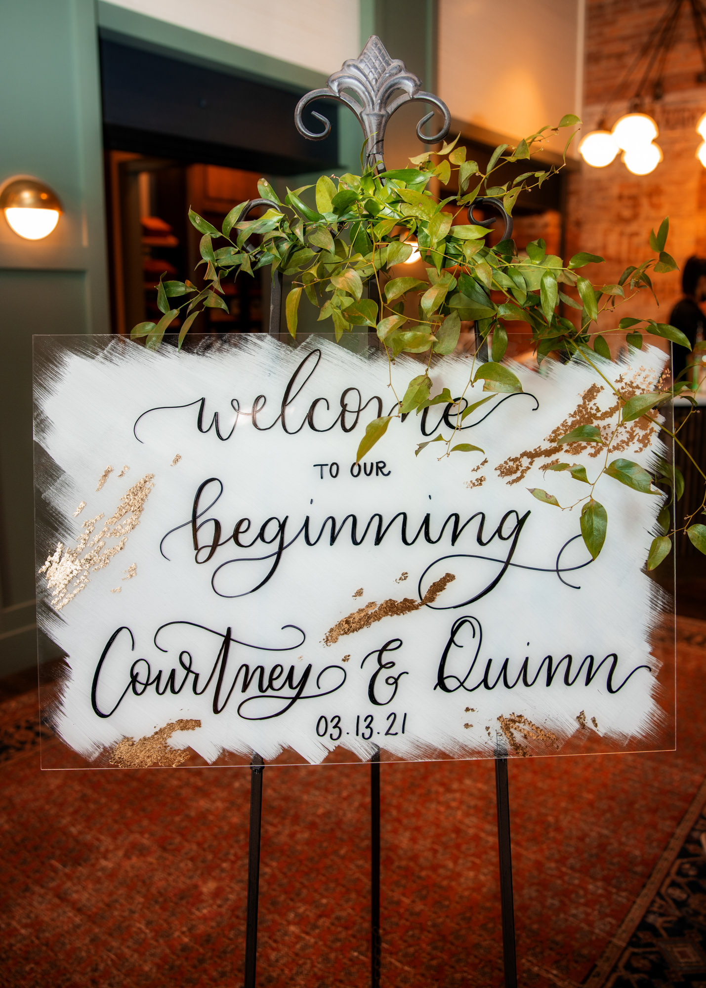 Personalized Custom Wedding Ceremony Sign