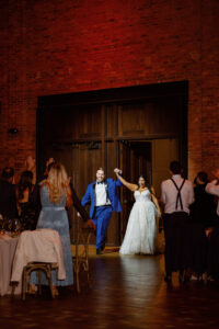 Bride and Groom Grand Entrance to Wedding Reception
