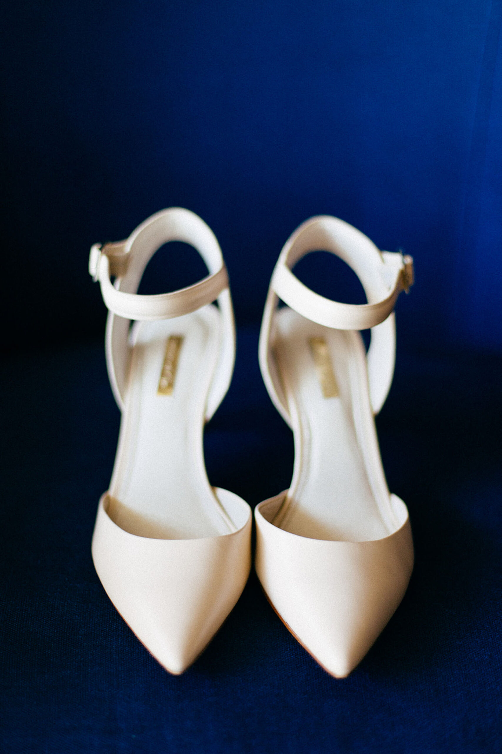 Elegant Classic Cream Ivory Pointed Toe Wedding Heels Bridal Shoes