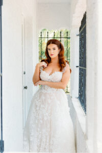 Fairytale Red and Pink Wedding, Bride Wedding Beauty Portrait | Tampa Bay Wedding Photographer Dewitt for Love Photography