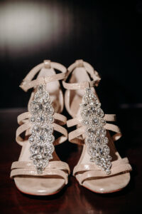 Strappy Wedding Sandals with Gemstones
