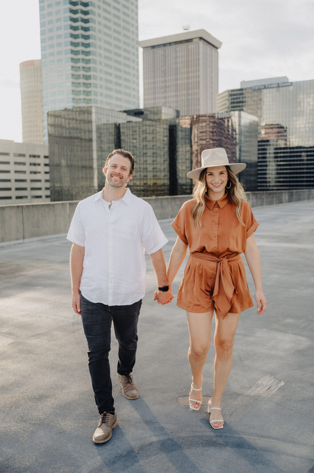 Downtown Tampa Rooftop Engagement Shoot | McNeile Photography