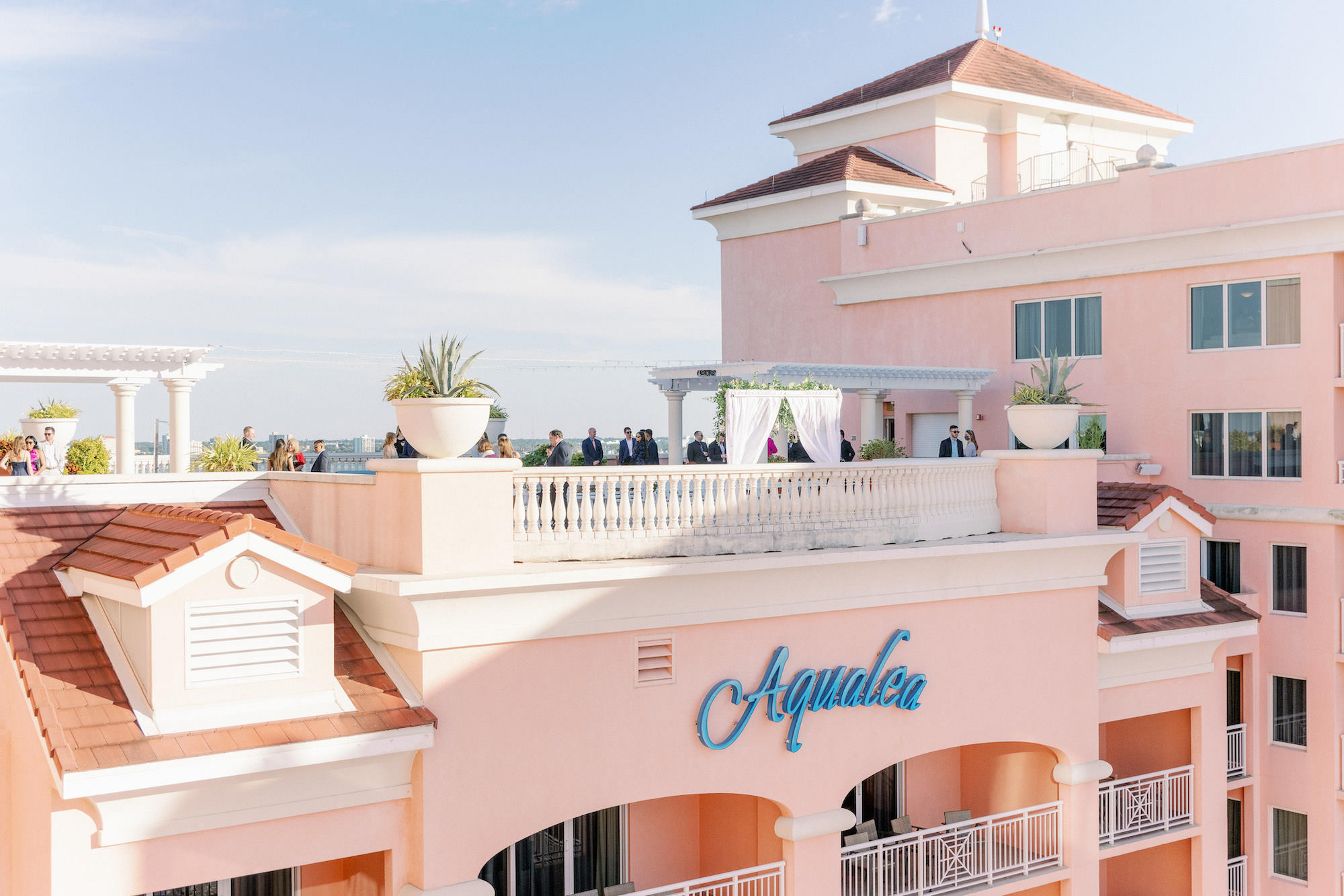 19Green and Orange Hyatt Clearwater Beach Wedding Dewitt for Love Photograoht