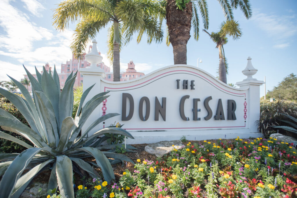 St. Petersburg Beach Historic Pink Palace Wedding Venue The Don CeSar | Tampa Bay Wedding Photographer Amanda Zabrocki Photography