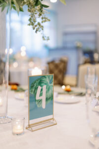Tropical Inspired Table Numbers