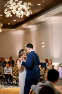 Bride and Groom First Dance Wedding Portrait | Tampa Wedding Photographer Dewitt for Love