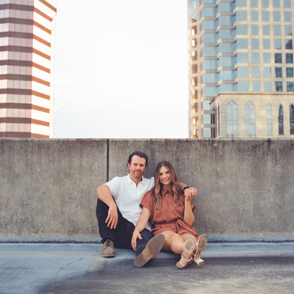 Downtown Tampa Rooftop Engagement Shoot | McNeile Photography