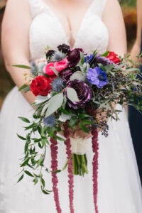Purple, Pink, Indigo with Greenery Bridal Bouquet | Florida Wedding Planner Perfecting the Plan Wedding and Events