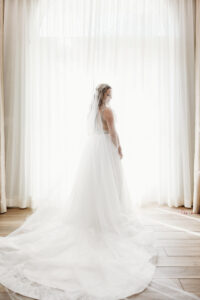 Winter Inspired Wedding, Bride Beauty Portrait | Tampa Bay Wedding Hair and Makeup Femme Akoi Beauty Studio