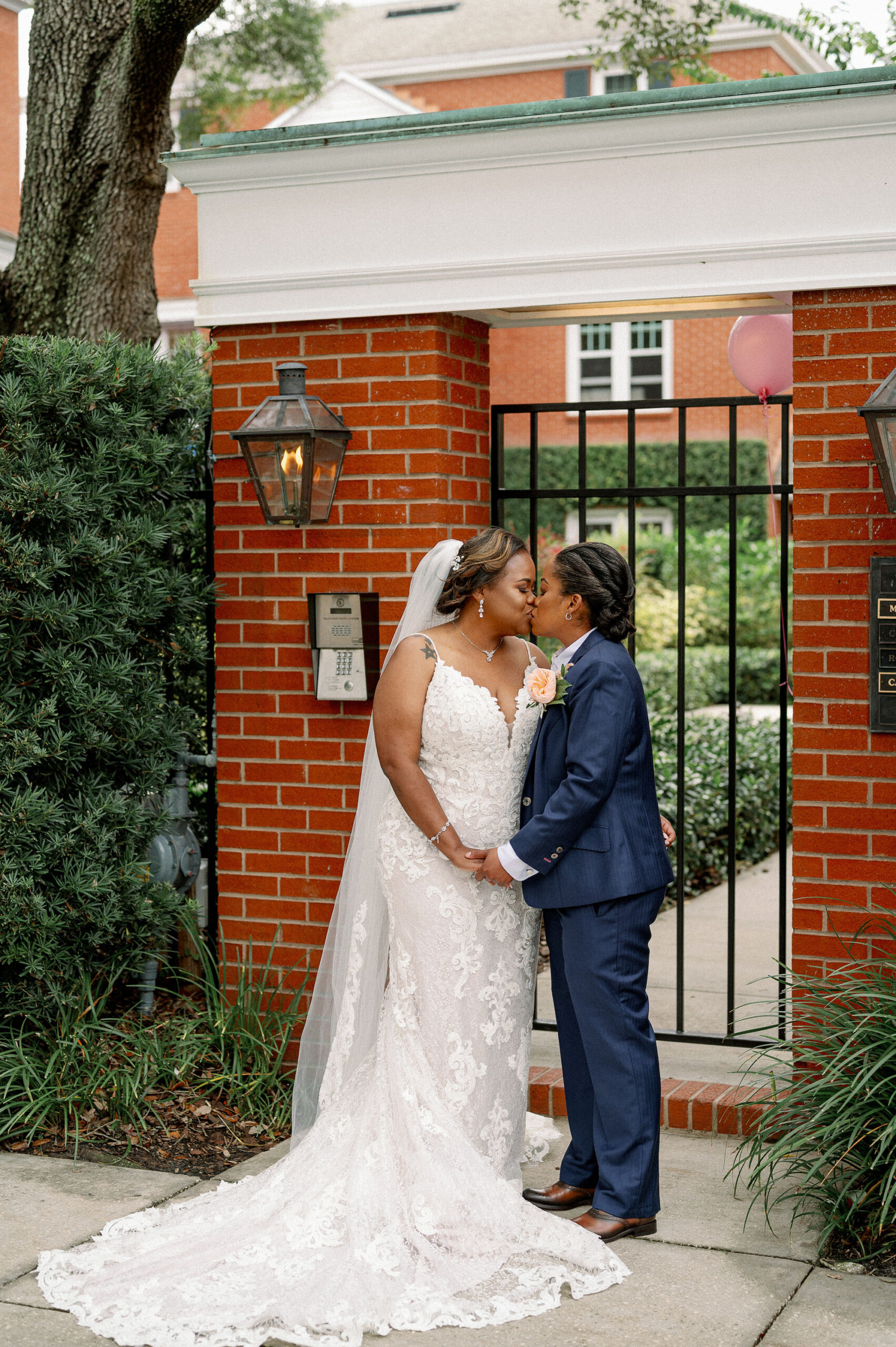 Same Sex Lesbian Brides Gay Wedding Portrait | Tampa Bay Wedding Photographer Dewitt for Love Photography