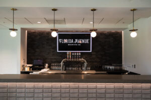 Bar at Unique Tampa Wedding Venue Florida Ave Brewing