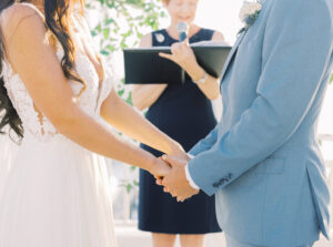 Bride and Groom Exchange Vows | Tampa Officiant A Wedding with Grace