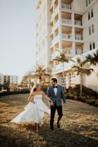 Sunset Bride and Groom Portrait | Clearwater Wedding Planner Elegant Affairs by Design