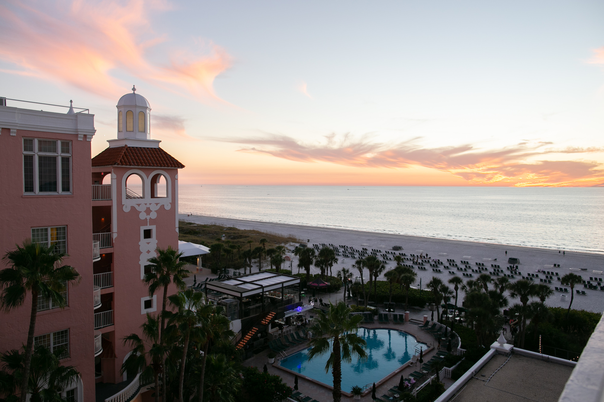 St. Pete Historic Wedding Venue The Don CeSar, Pink Palace | Tampa Wedding Photographer Carrie Wildes Photography