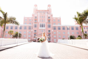 Bridal Wedding Portrait at Historic Don Cesar | Tampa Bay Photographer Lifelong Photography