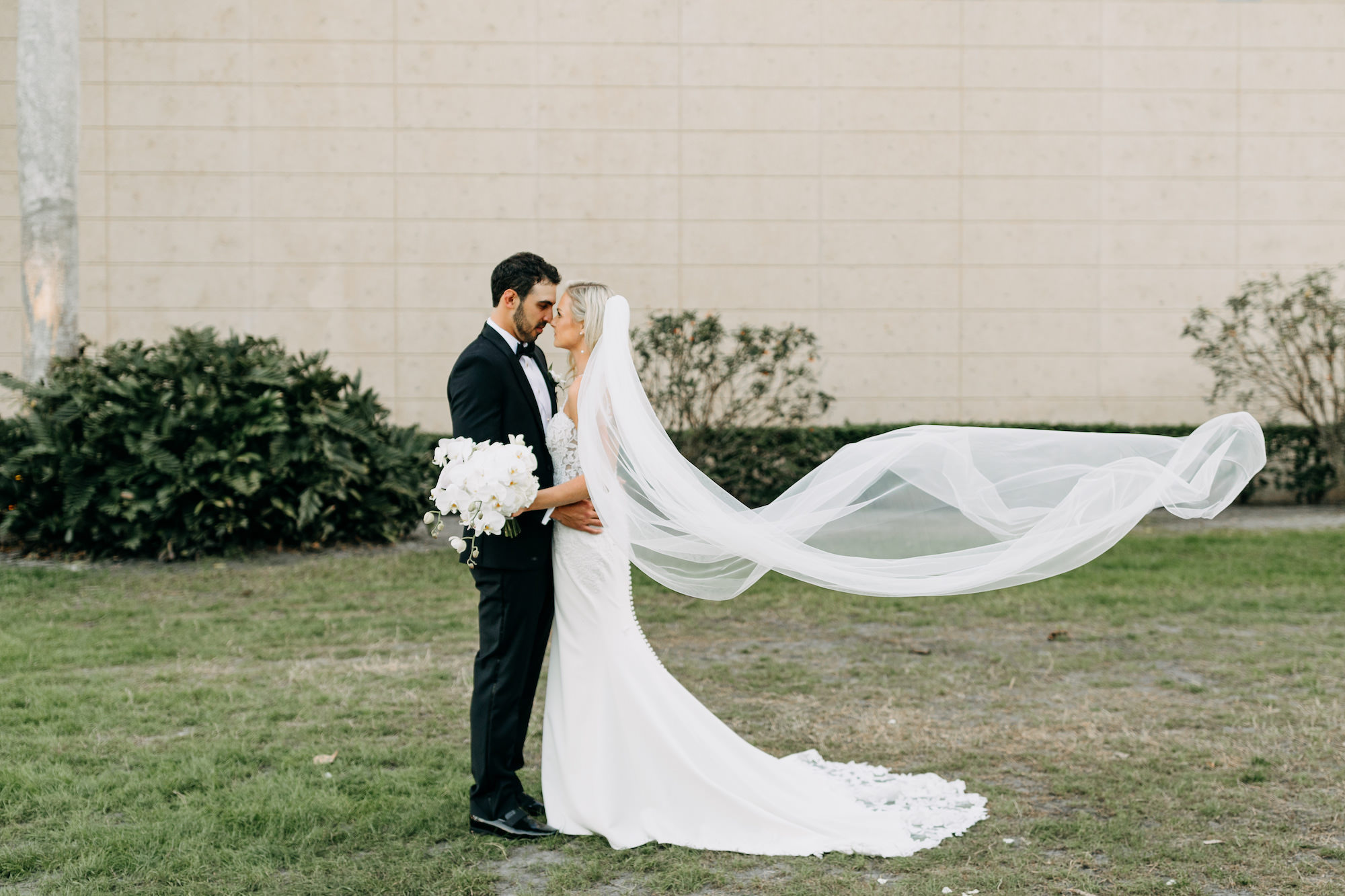 Intimate Bride and Groom Wedding Portrait | Tampa Bay Photographer Amber McWhorter Photography | Planner Wilder Mind Events | Videographer J&S Media