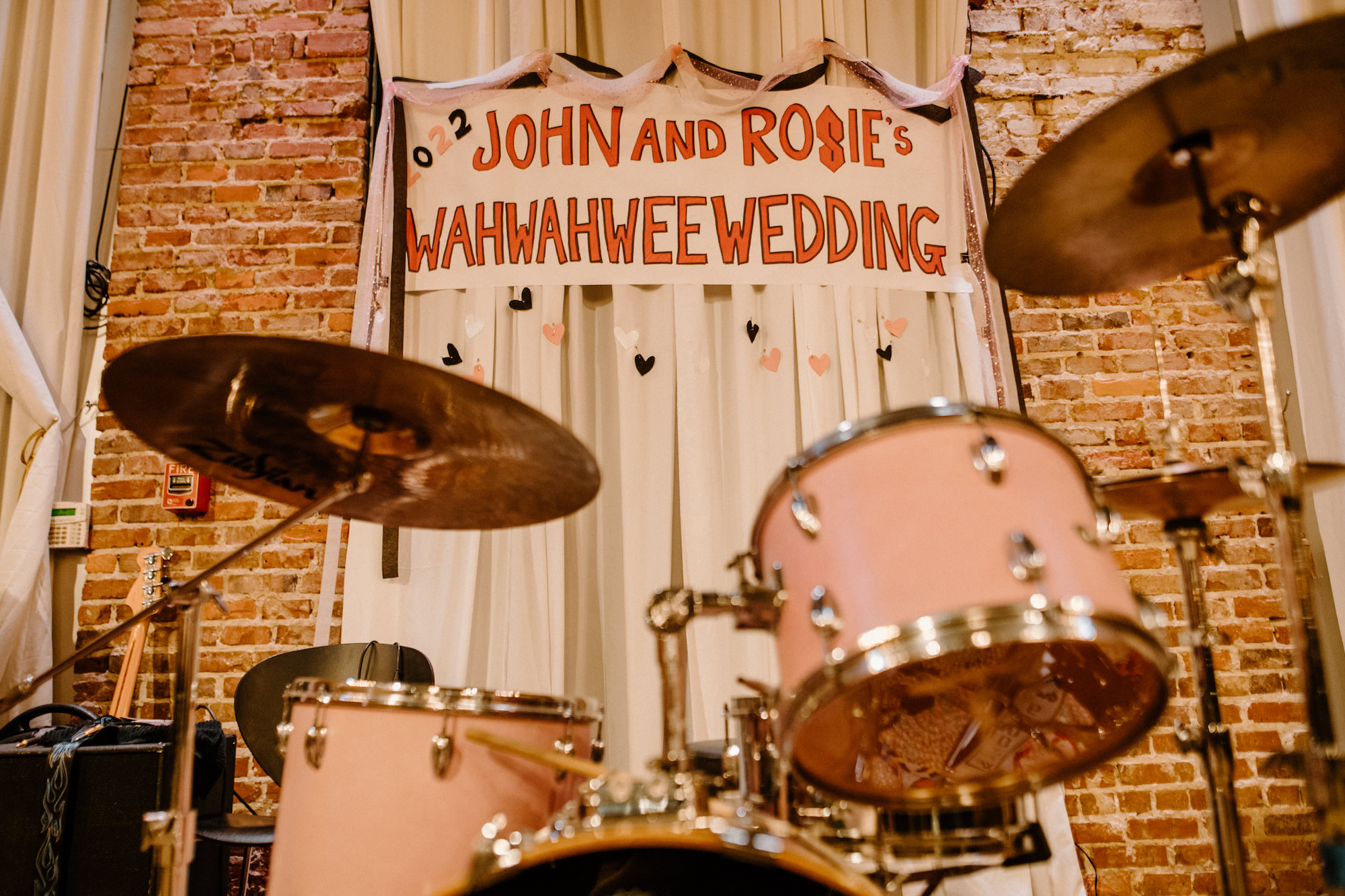 Fun Unique Live Band Wedding Reception Banner Ideas