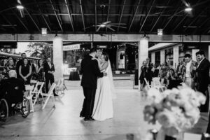 Bride and Groom First Dance Wedding Reception