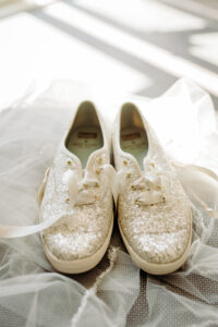 Keds x Kate Spade Champagne Glitter Bridal Wedding Shoe Ideas