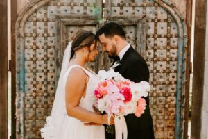 Bride and Groom Wedding Portrait | Tampa Bay Wedding Venue Tabellas at Delaney Creek