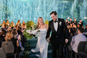 Bride and Groom Just Married at the Tampa Florida Aquarium | Lifelong Photography