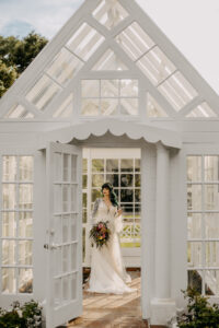 Romantic White Greenhouse Wedding Ceremony Site | Outdoor Tampa Bay Venue Cross Creek Ranch