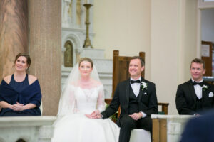 Groom's Three-piece Tuxedo and Bowtie Inspiration | Catholic Wedding Traditions