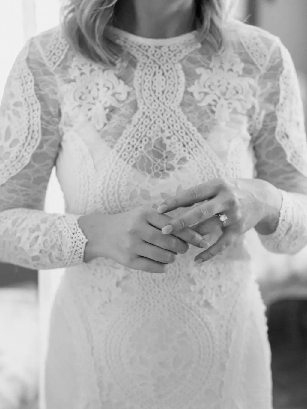 Sheer Long Sleeve Grace Loves Lace Wedding Dress Overlay Inspiration