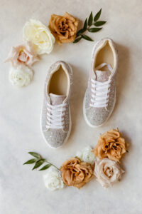 Bridal Wedding Reception Sparkle Rhinestone Sneaker Tennis Shoes by Betsy Johnson