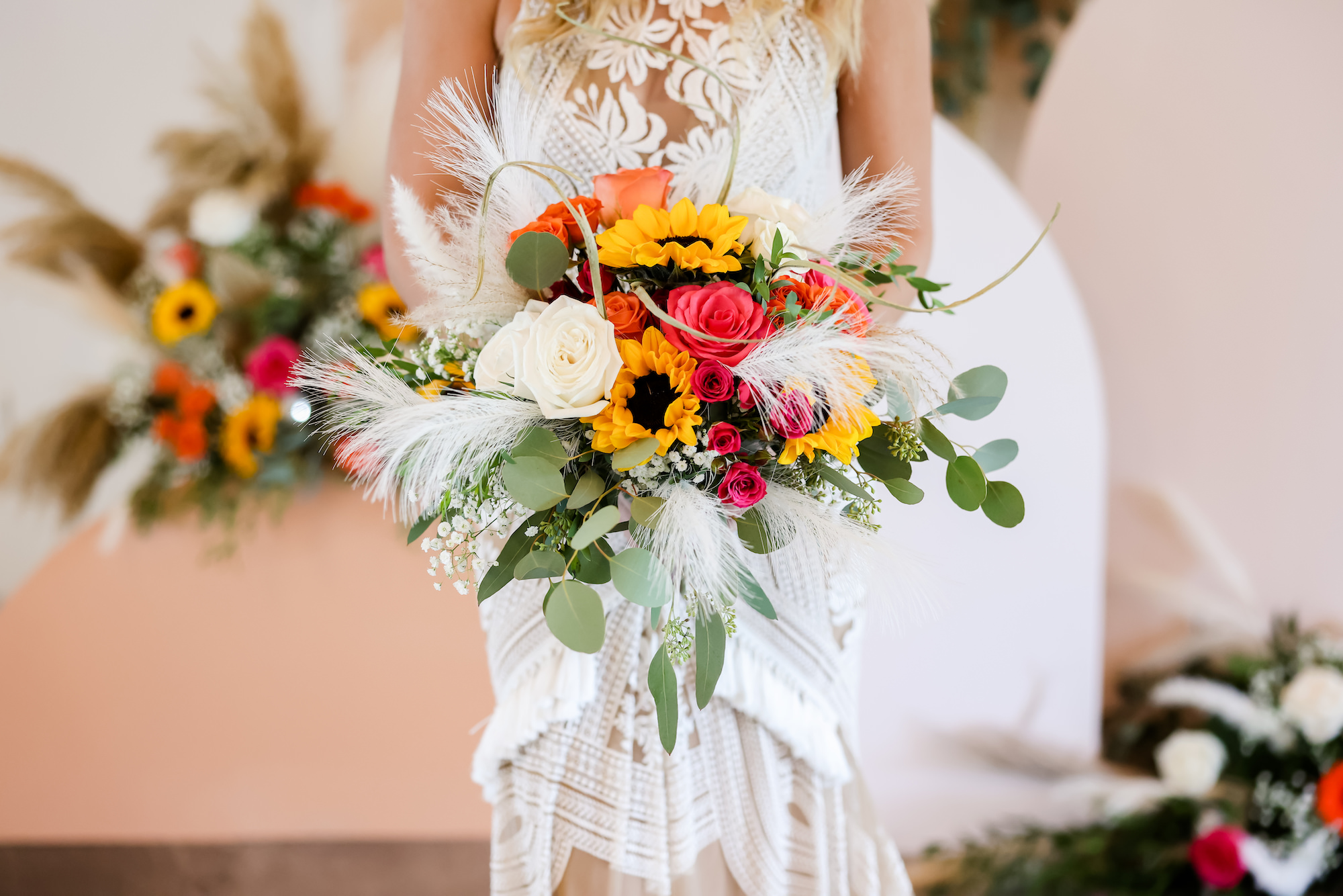 Fall Boho Bridal Wedding Bouquet Ideas