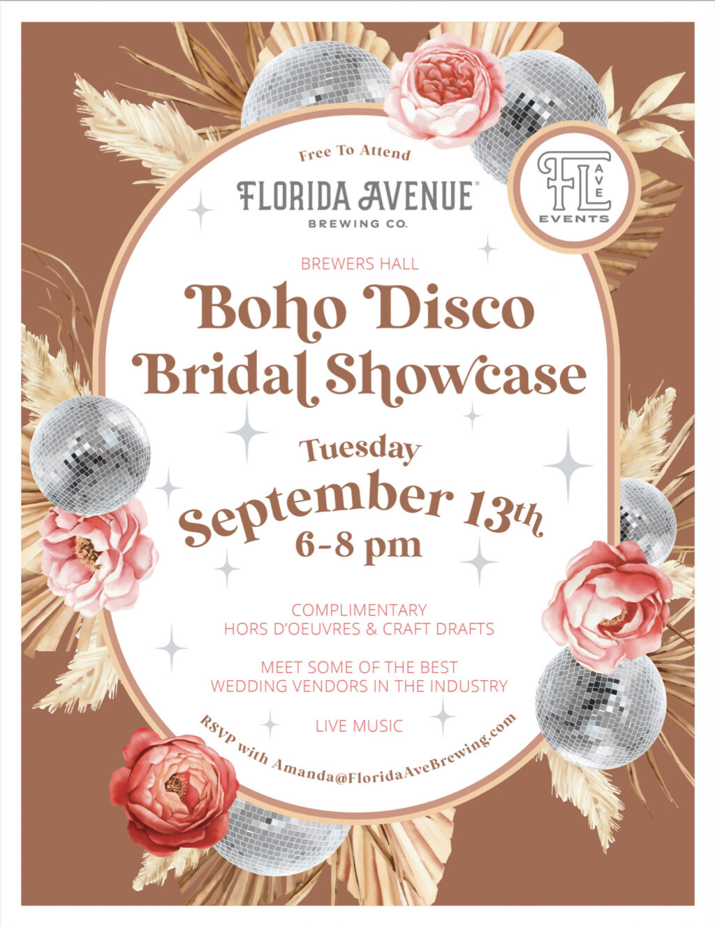 Florida Ave Brewing Wedding Show Sept 2022