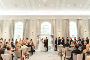 Elegant Ballroom Indoor Wedding Ceremony | The Vinoy Renaissance | Tampa Bay Officiant A Wedding with Grace