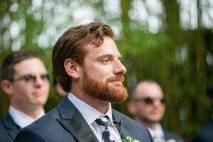 Groom's Reaction to Bride During Wedding Ceremony