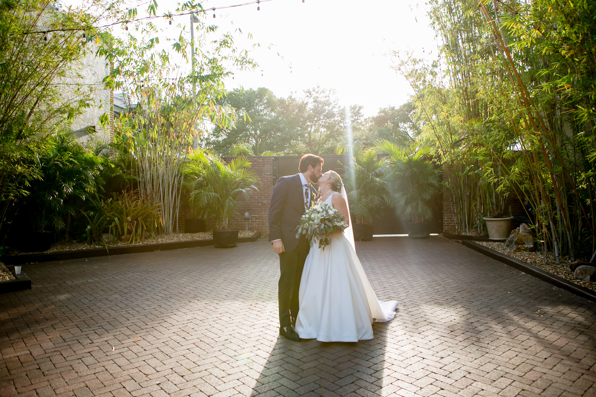 Sunset Bride and Groom Wedding Portrait | St Pete Photographer Carrie Wildes Photography | Venue NOVA 535