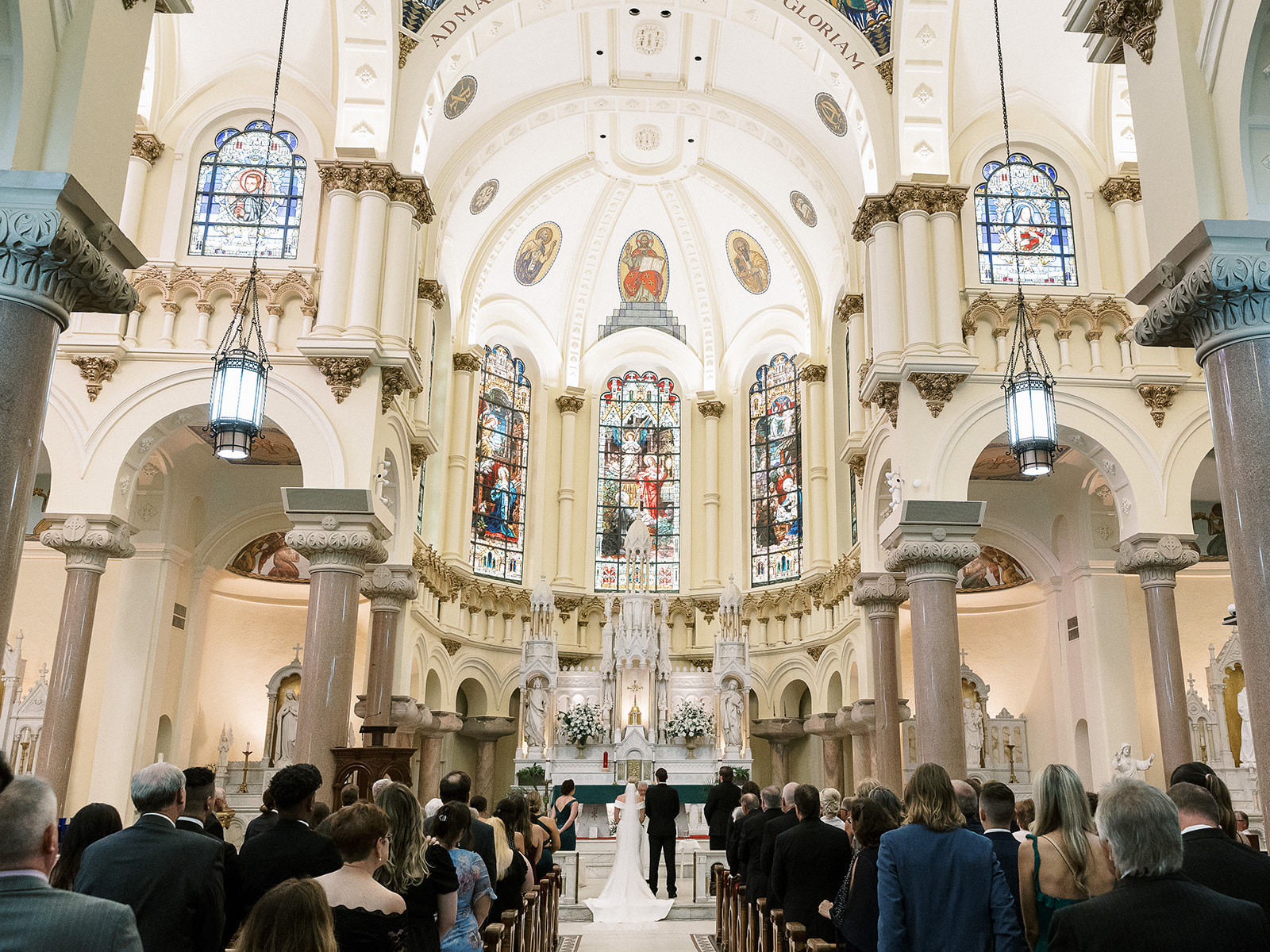 Downtown Tampa Sacred Heart Catholic Church Wedding | Planner Perfecting The Plan