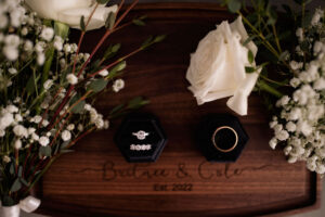 Velvet Engagement and Wedding Ring Box