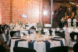 White Anenome and Eucalyptus Centerpiece Ideas | Downtown St. Pete Wedding Reception Venue NOVA 535