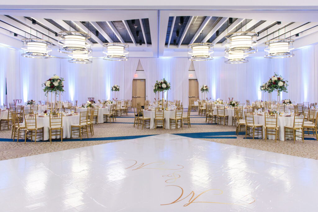 Christmas-Inspired Burgundy Wedding | Wyndham Grand Clearwater Beach