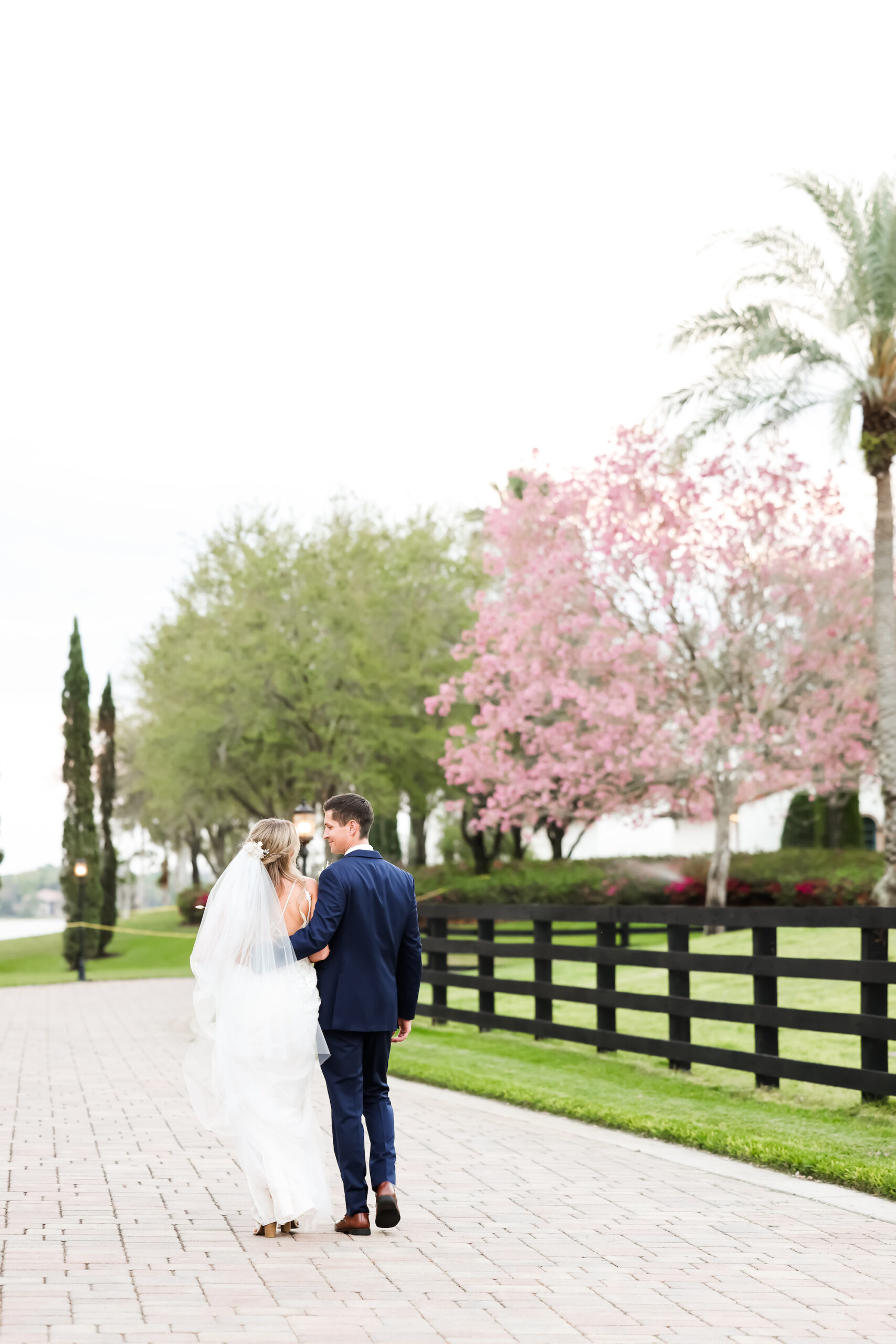 Bride and Groom Wedding Portrait | Tampa Bay Venue Mision Lago Estate