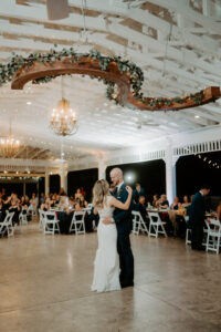Bride and Groom First Dance Wedding Portrait
