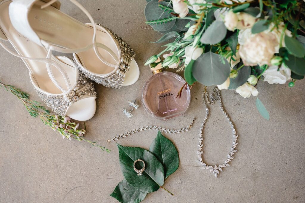 Ivory Jeweled Wedding Shoe | Bridal Jewelry Inspiration