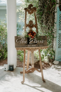 Wooden Rustic Wedding Welcome Sign for Outdoor Wedding Ceremony Ideas