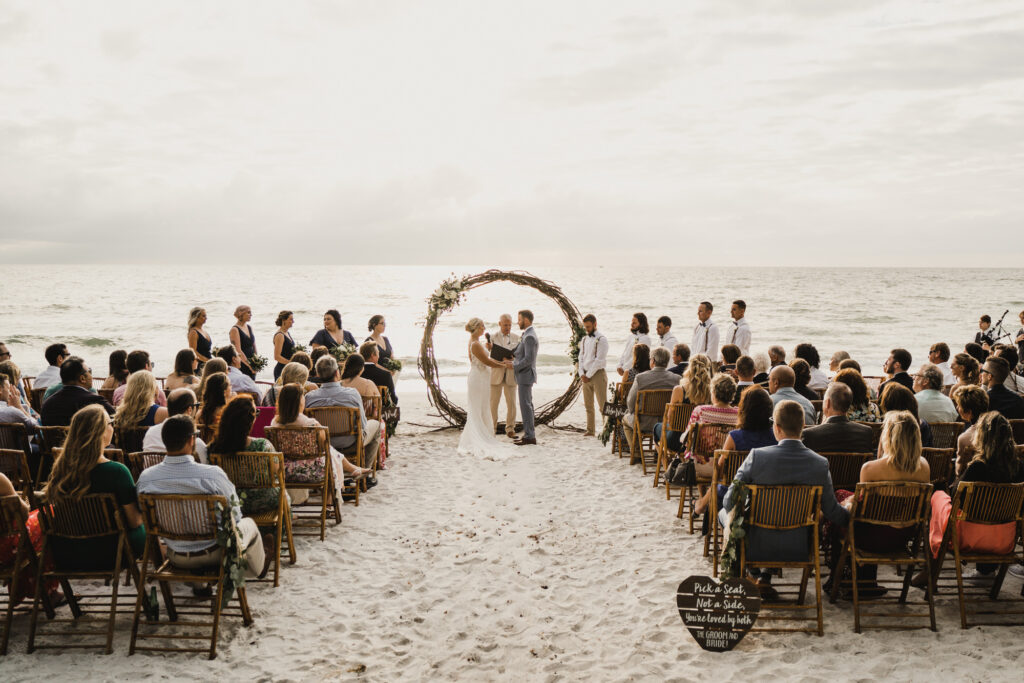 Rustic-Beach-Inspired Beachfront Treasure Island Wedding