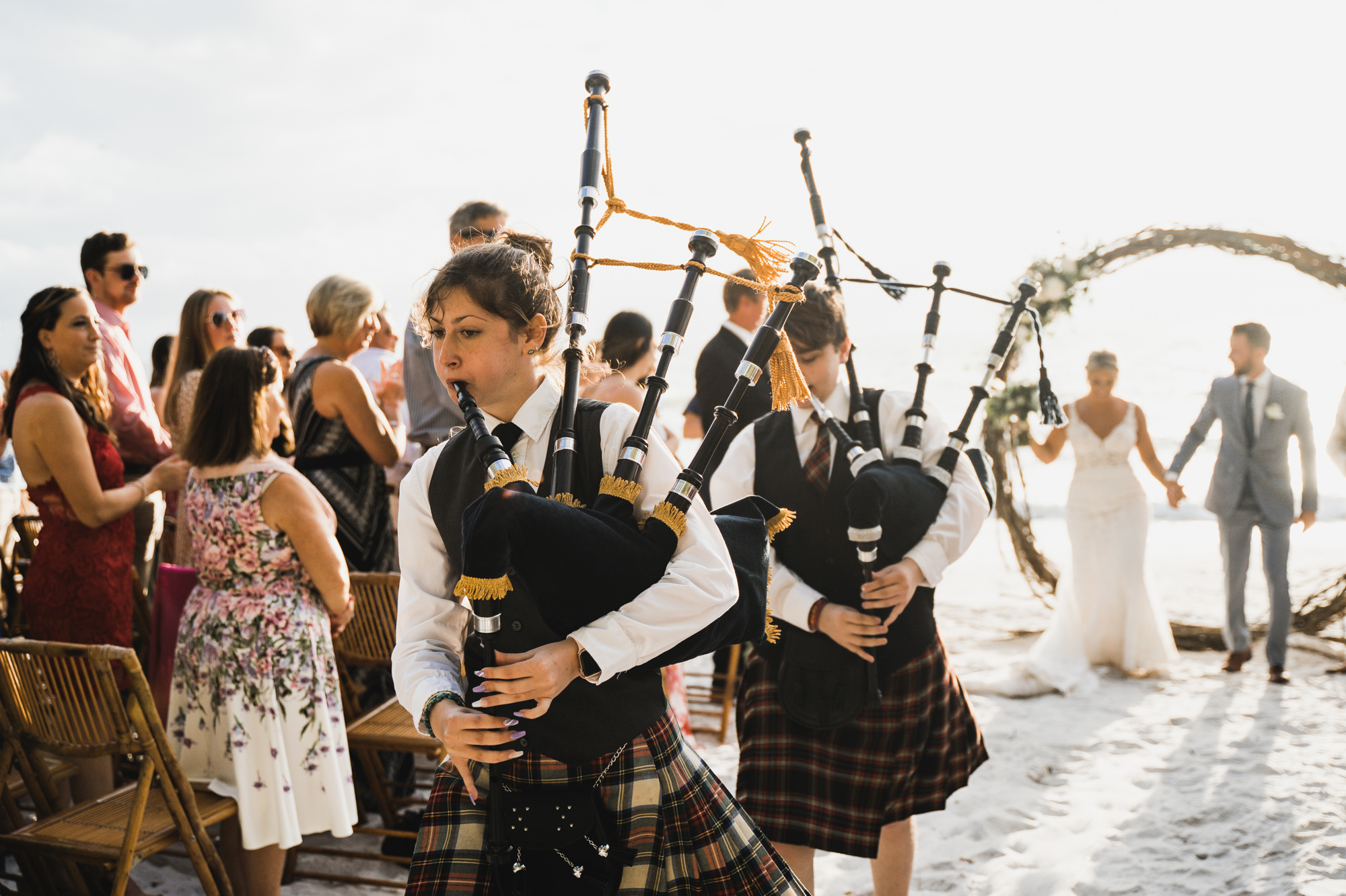 Irish Scottish Bagpipe Wedding Tradition Ideas