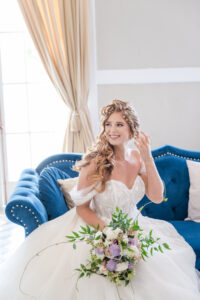 Bride Glamour Wedding Portrait | Tampa Bay Photographer Amanda Zabrocki Photography | Adore Bridal Hair and Makeup